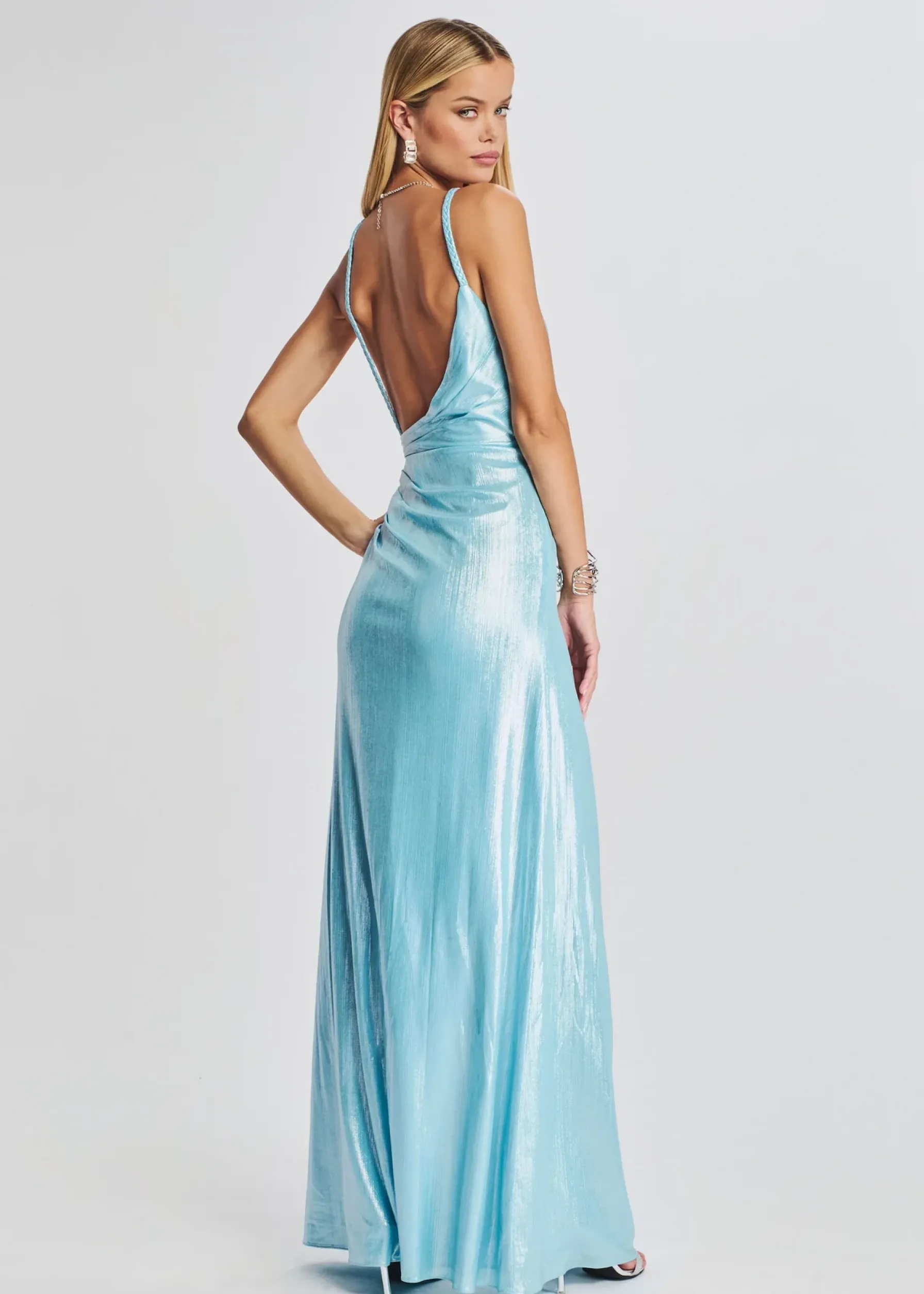 Retrofete Yesi Dress Blue Silver Online