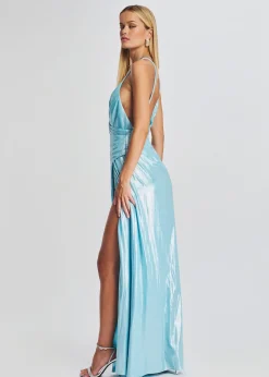 Retrofete Yesi Dress Blue Silver Store