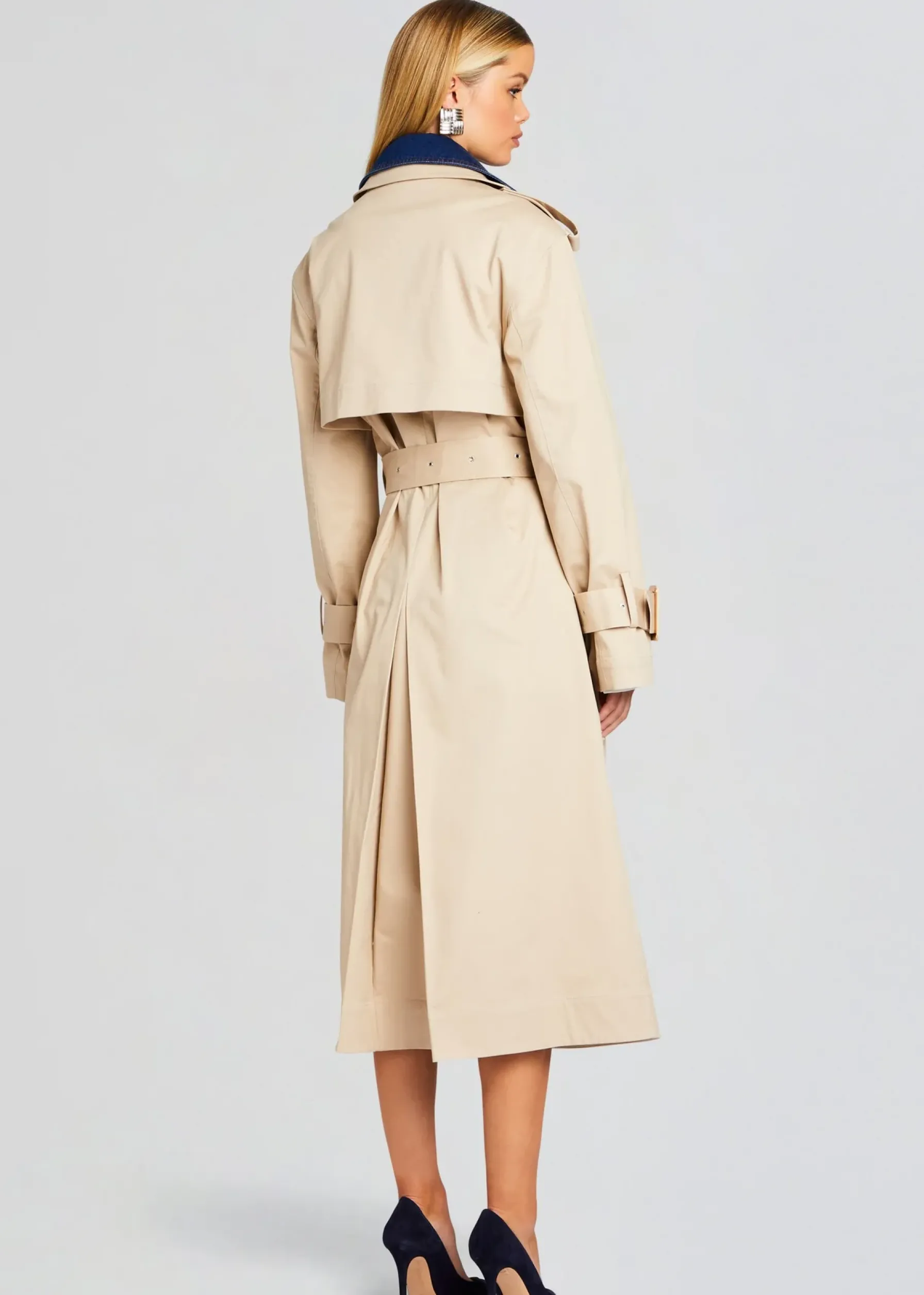 Retrofete York Trench Coat Oxford Discount