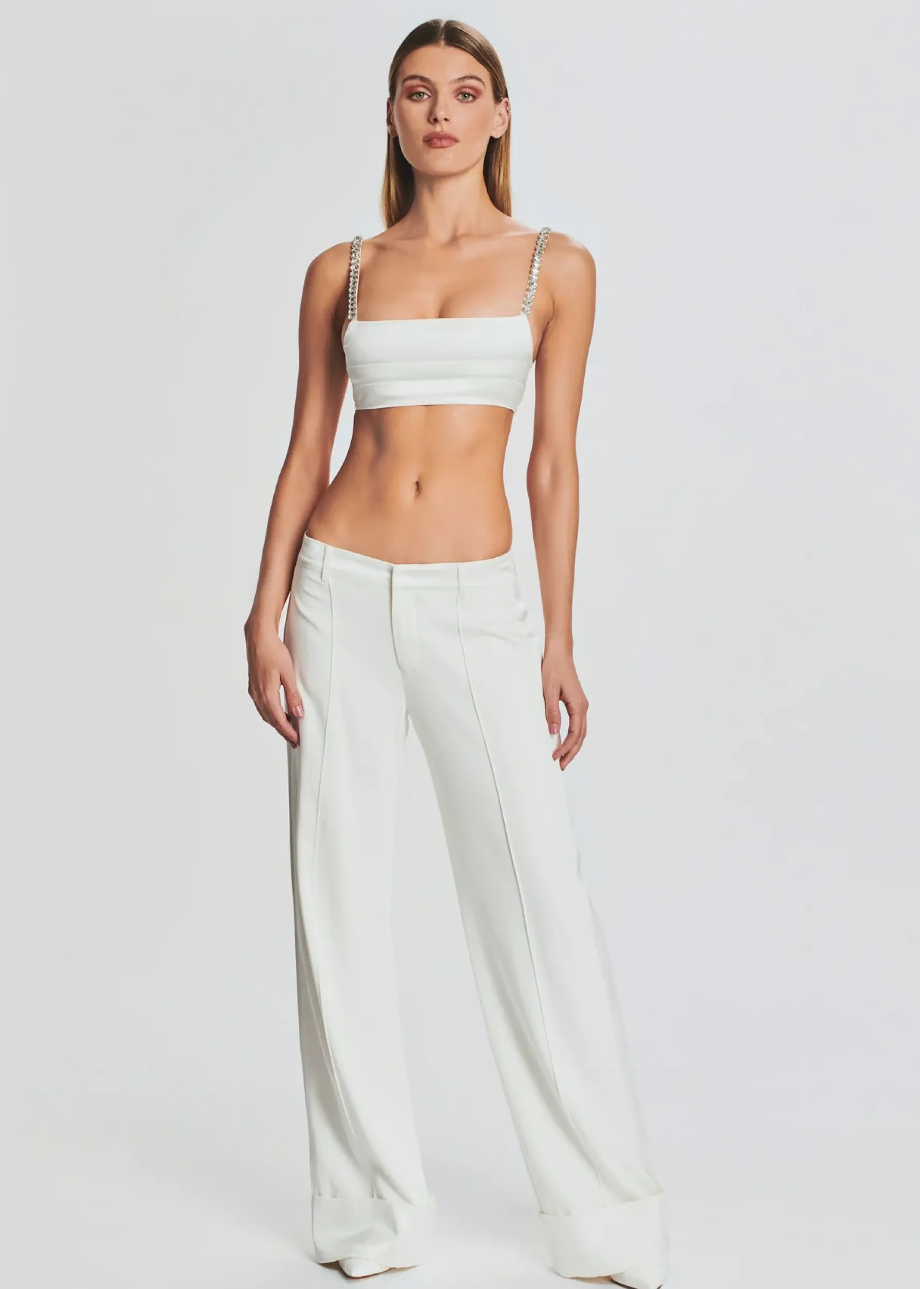 Retrofete Zeke Bra White/Crystal Sale